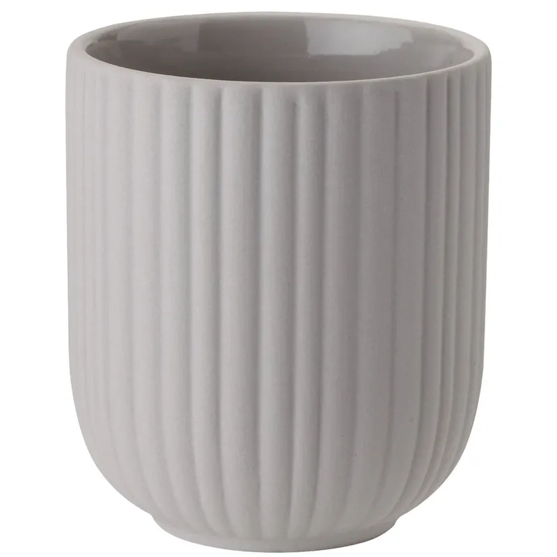 Knabstrup Keramik Verda mugg 25 cl Soft light grey