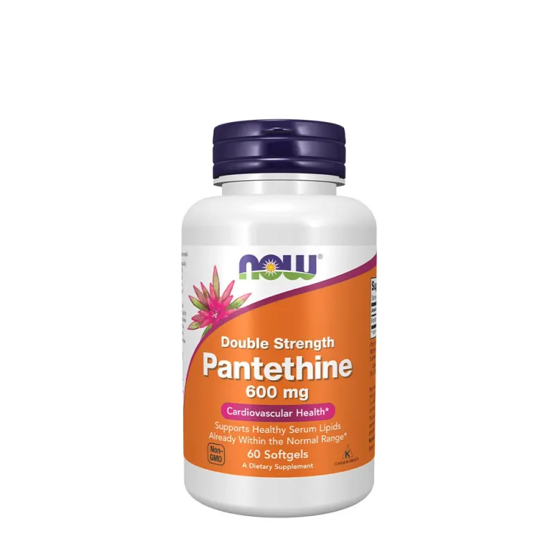 NOW - Pantethine, Dubbel Styrka 600 mg - 60 mjukkapslar
