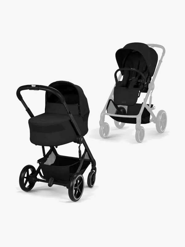 Cybex Balios S Lux 2026 Duo med Cot S Lux Moon Black
