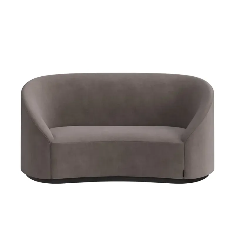 Dome Deco, CURVE Sofa 2-seater Paris mouse 27