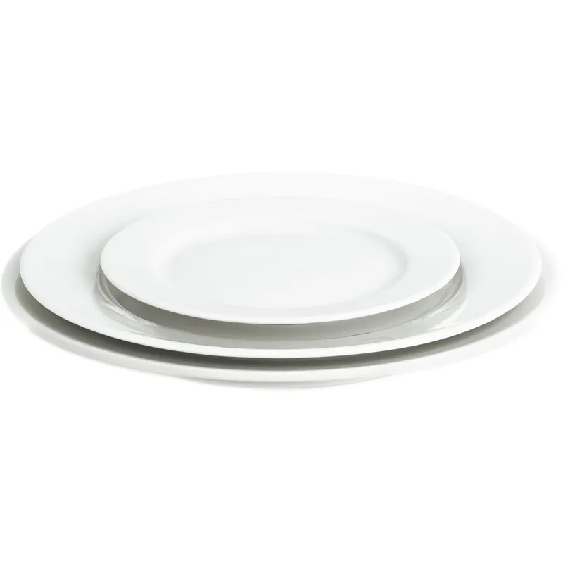 Pillivuyt Plate flat Sancerre 24 cm White