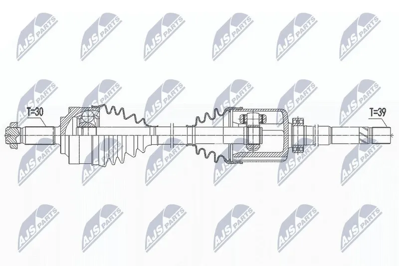 Drivaxel NTY NPW-ME-152