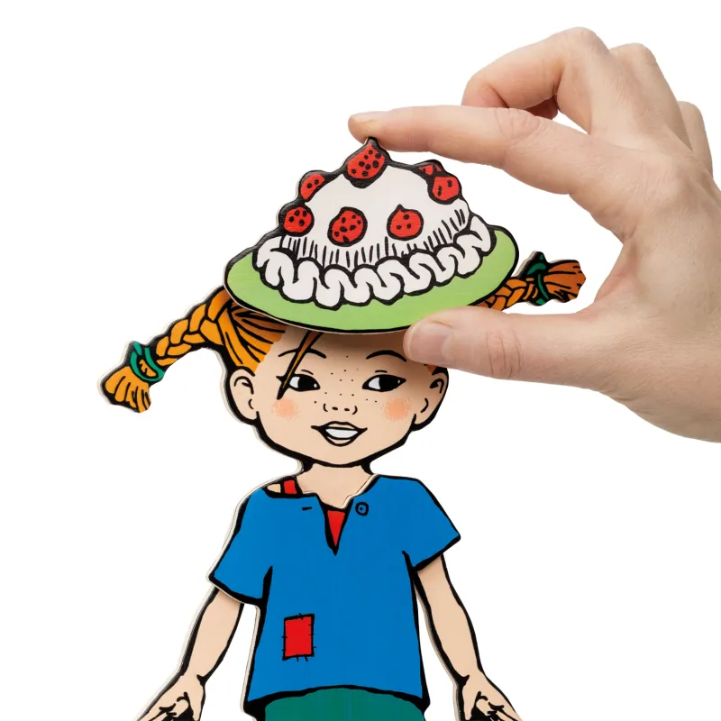 Pippi Magnetdocka Ombyte