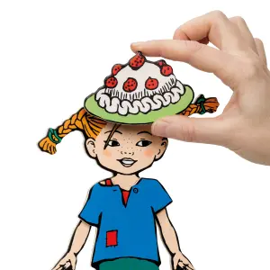 Pippi Magnetdocka Ombyte