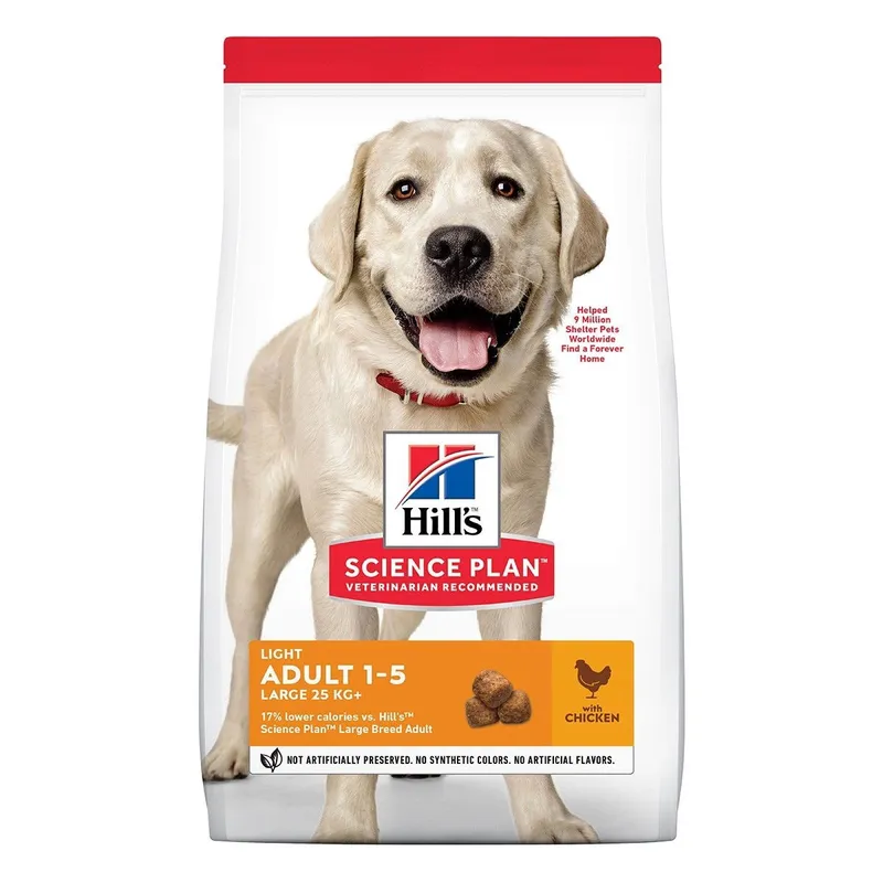 Adult Dog Light Large Breed torrfoder med kyckling Hundfoder - 14 kg