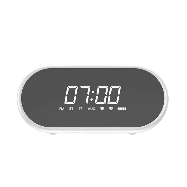 Encok E09 Trådlös Alarmklocka högtalare & Bluetooth – Vit