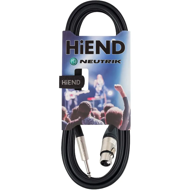 HiEnd with Neutrik XLR(hona)-till-jack-kabel 3 meter
