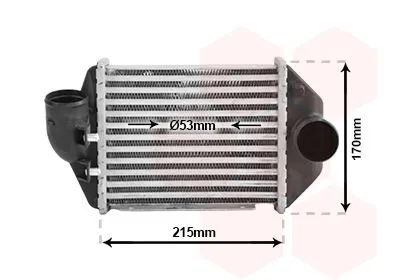 Intercooler VAN WEZEL 03014714