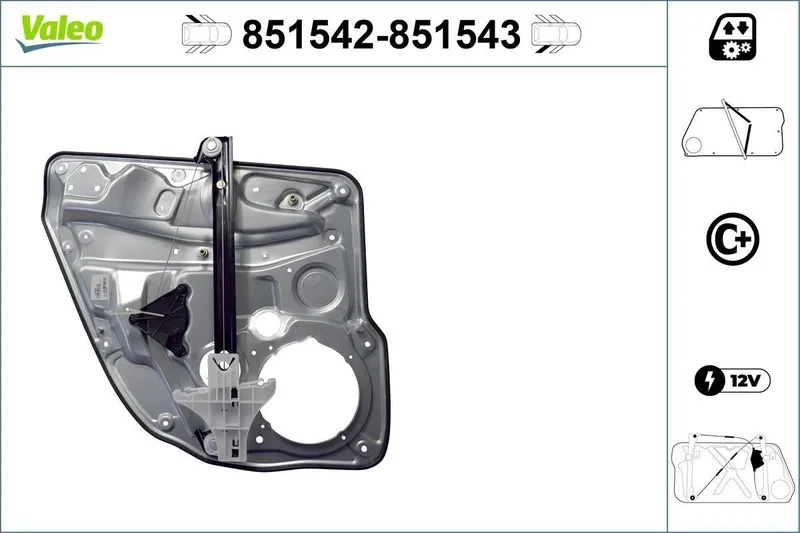 VALEO 851542 Fönsterhiss