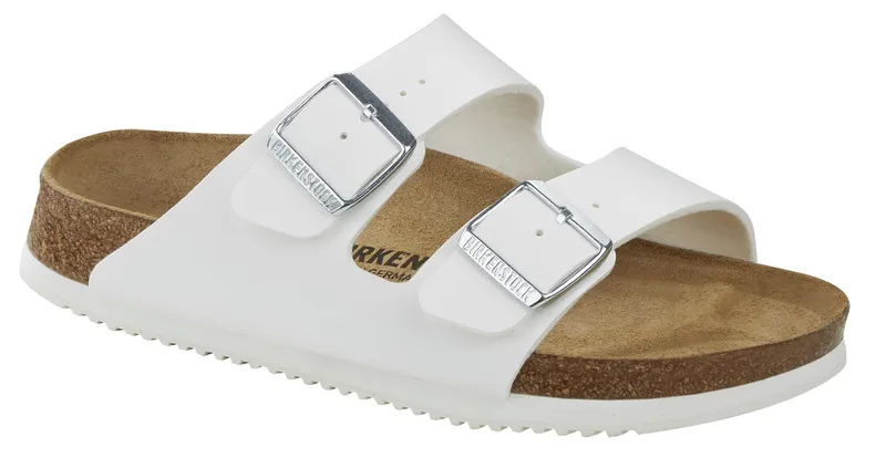 Birkenstock Arizona 101822140 Yrkessandal vit, smal läst 40