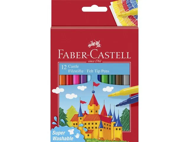 Faber-Castell Castle pennor 12 färger FABER CASTELL