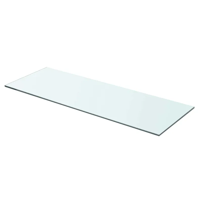 vidaXL Hyllplan glas genomskinlig 70×25 cm