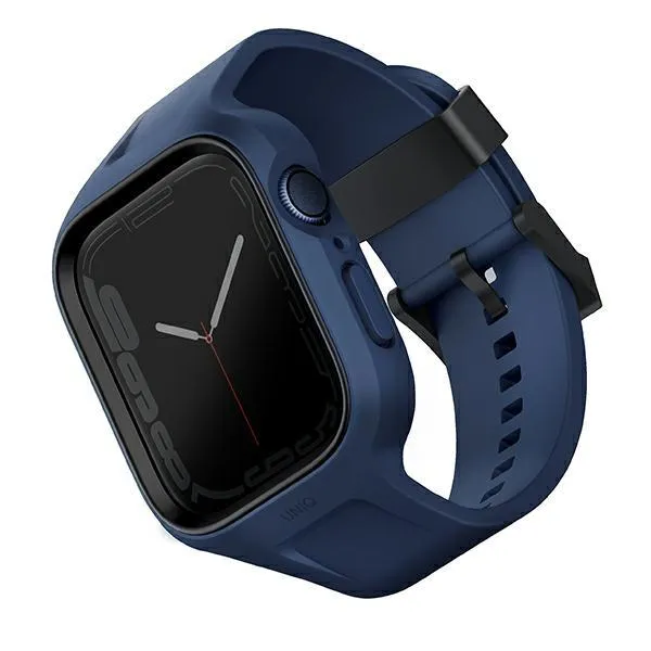 Rem för Apple Watch Series 4 UNIQ Monos 2in1 Blå