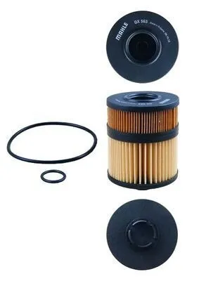 Oljefilter MAHLE OX 563D