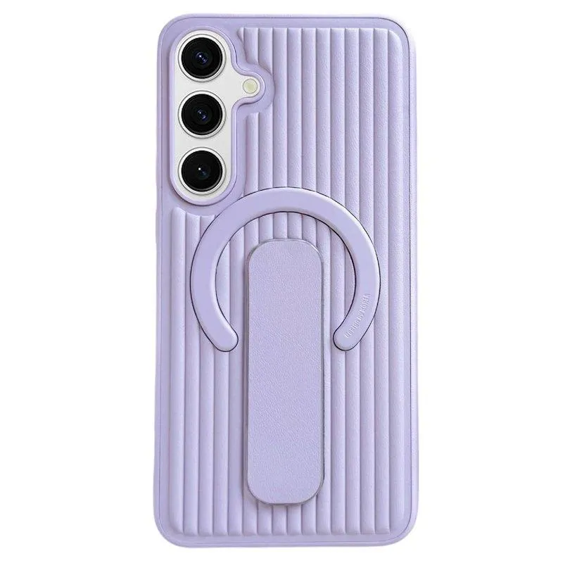 Mobilskal för Samsung Galaxy S26 Magnetiskt Fällbart Kickstand – Lila