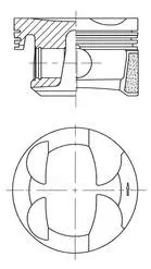 Kolv Kolbenschmidt 41705620