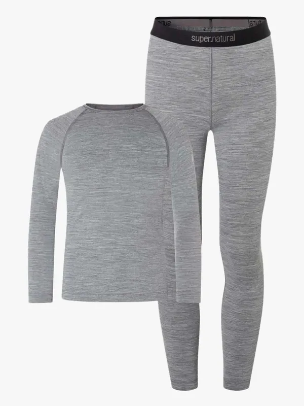 Super.natural Tundra Underställ Merinomix, Cashmere Grey Melange, 104