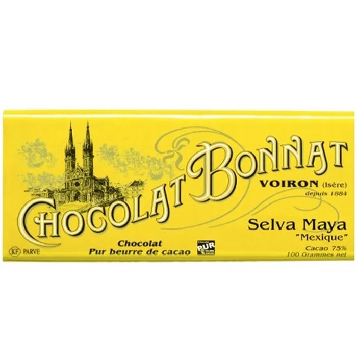 Chocolat Bonnat Mörk Choklad Selva Maya 75%100g