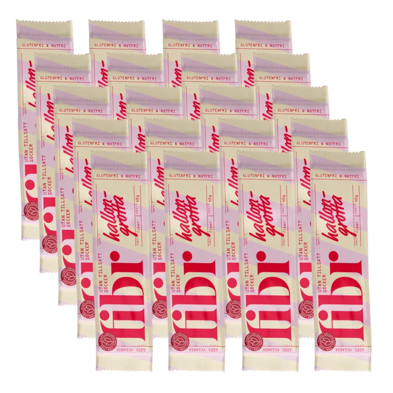 Fibr Hallongrotta 40 g 20-pack