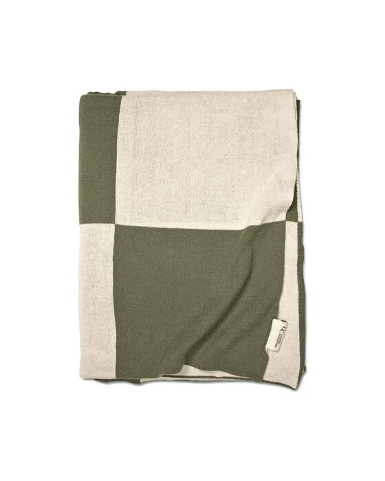 Classic Collection Square pläd 130×170 cm Grön