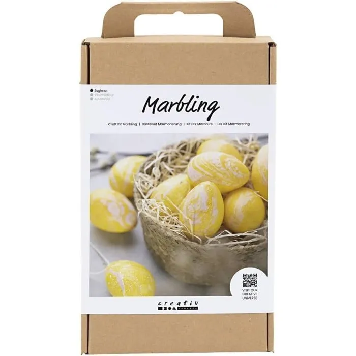 DIY Kit Påskägg Marmorering Creative Company