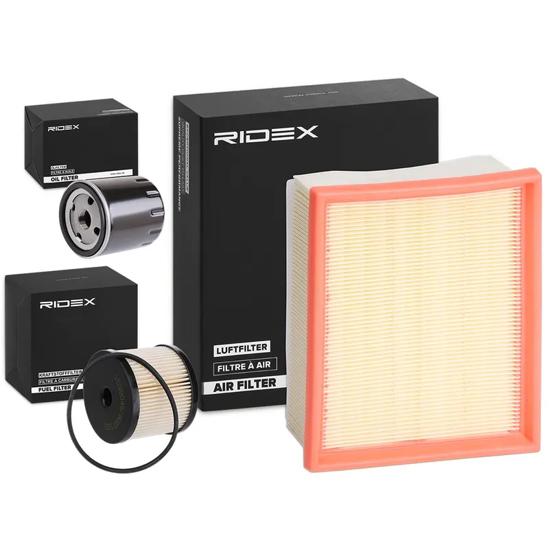 Filtersats RIDEX 4055F7660