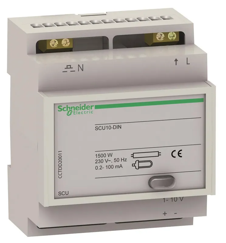Schneider Electric CCTDD20011 Dimmer IP20, 207-253 V 1500 W, 6 A, 72 mm