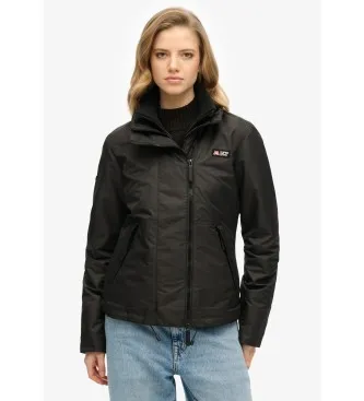 Superdry för kvinnor. W5011885A Vindjacka svart (XS), Casual, Återvunnen polyester, Hållbar