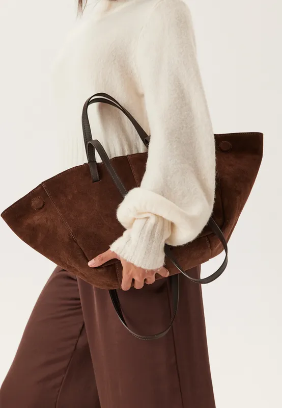 Nola Suede Handbag