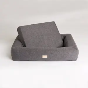 Box Bed Hundbädd Mörkgrå M