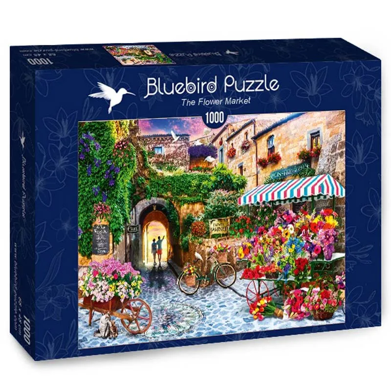 Pussel – Blommarknaden 1000 bitar