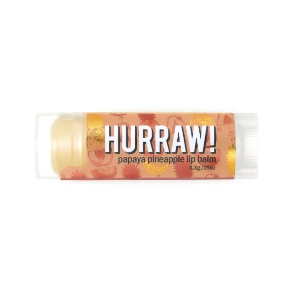 Hurraw Lip Balm Papaya Pineapple 4,8g