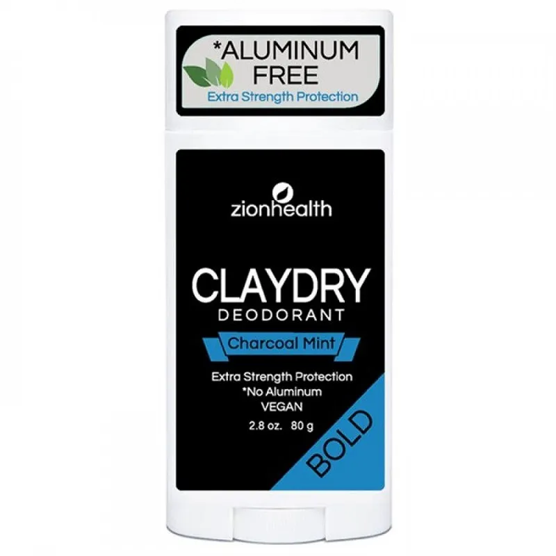 zionhealth – Bio Claydry deodorant – Charcoal mint