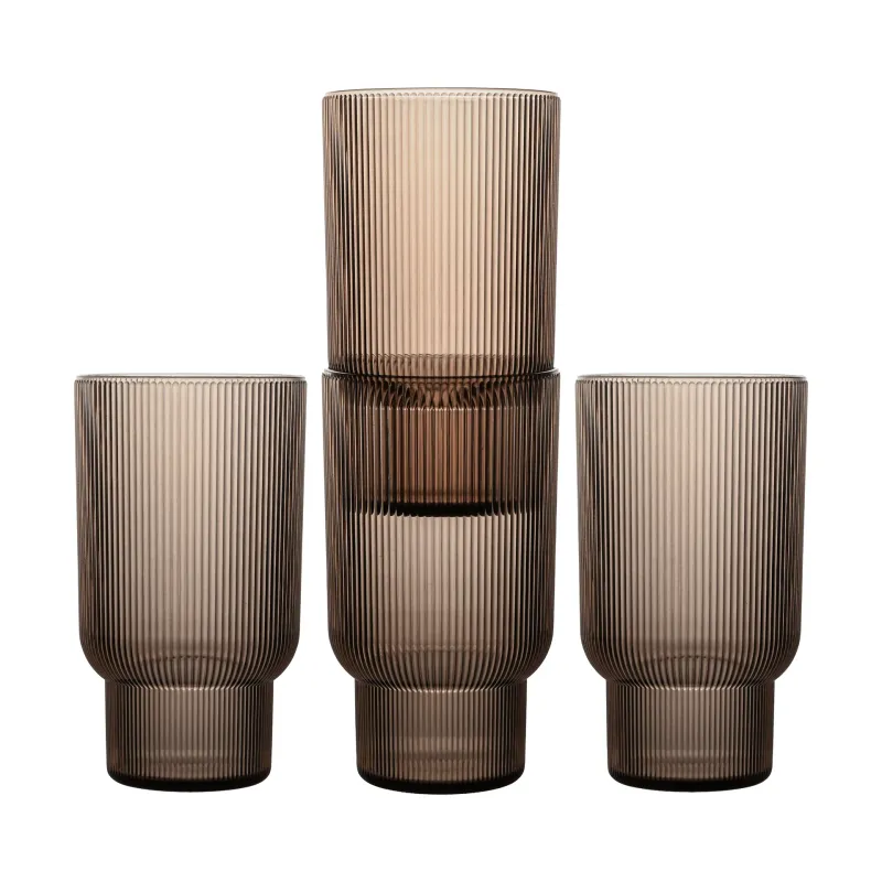 Sagaform Billi dricksglas 43 cl 4-pack Brun