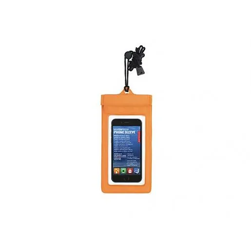 Mobilfodral Vattentätt orange Kikkerland