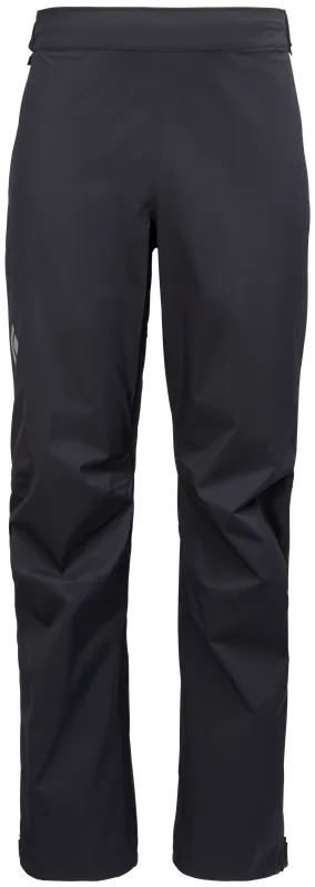 Black Diamond Men’s Fineline Stretch Full Zip Pants Black (#4484)
