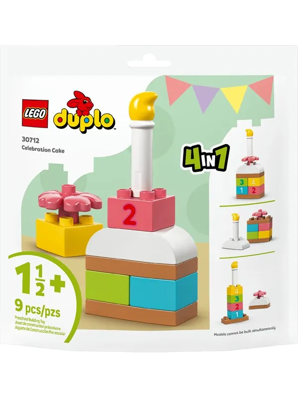 LEGO DUPLO 30712 Festtårta, 9 delar, 1½+