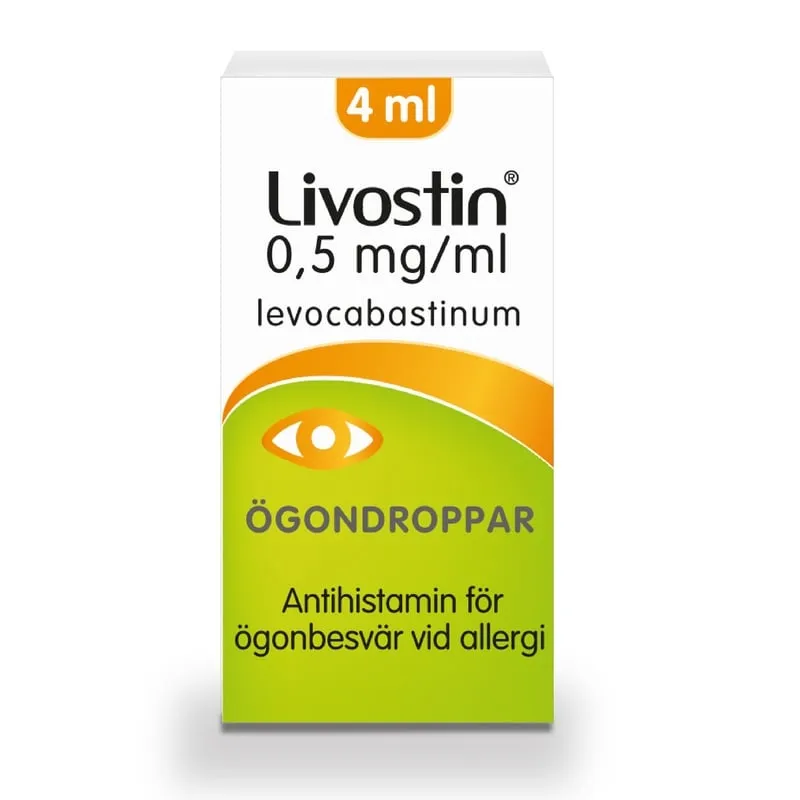 Livostin ögondroppar, suspension 0,5 mg/ml 4 ml