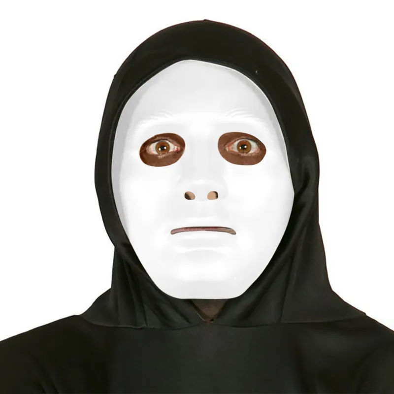 Vit Läskig Mask – One size