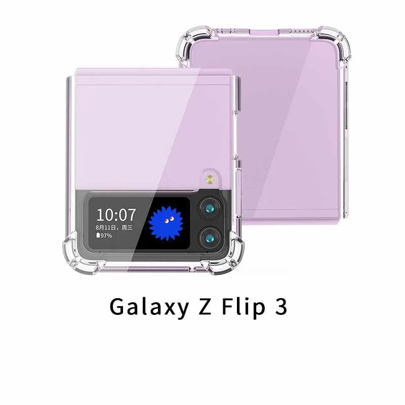 Samsung Galaxy Z Flip 3 Skal – Mjukt Transparent