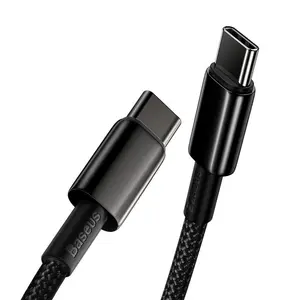 Baseus Tungsten Gold Cable Type-C to Type-C 100W 1m (black)