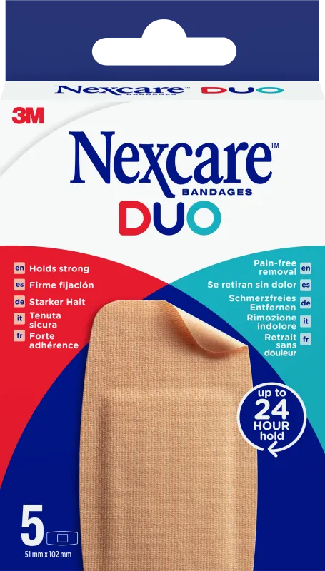 Nexcare DUO Maxi plåster 5 st
