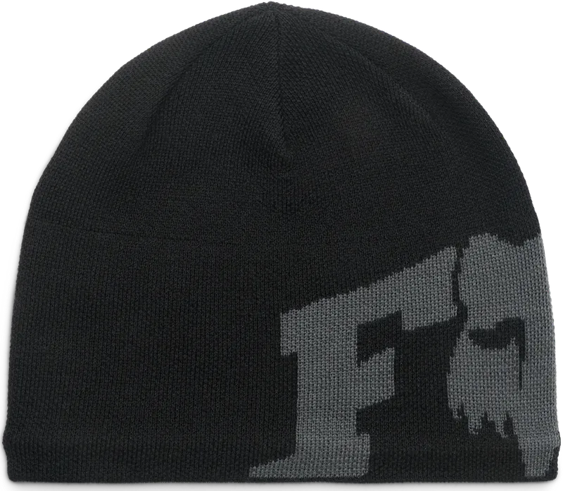 Fox F Head X Jacquard Beanie Black