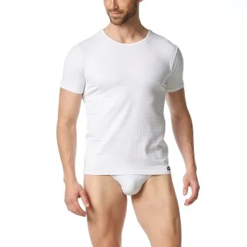 Bruno Banani Check Line 2 0 Shirt Vit polyamid Medium Herr