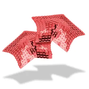 Stjärnformade Nipple Covers med Paljetter - Röd