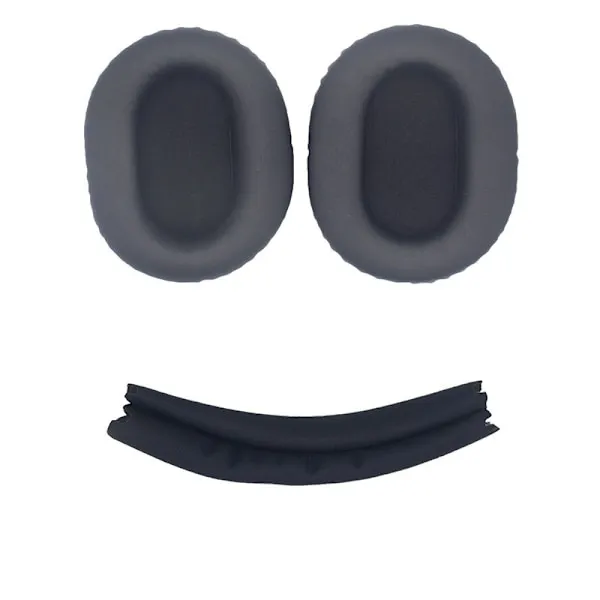 Ersättningsöronkuddar + Huvudband Set Kompatibelt med Sony WH-CH710N/CH720N (3-delars Set) – Förbättrad Komfort Black
