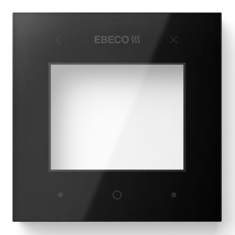 Ebeco EB-Therm 500 Täckfront svart, för Elko Plus/RS