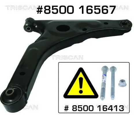 Länkarm, hjulupphängning TRISCAN 8500 16567