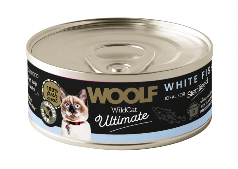White Fish Paté Våtfoder för Katt - 12 x 85 g