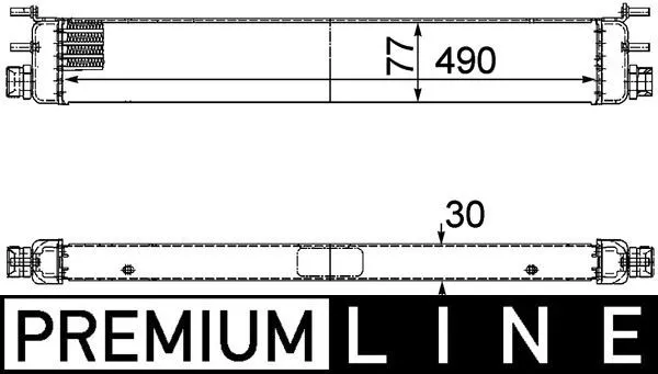 Oljekylare MAHLE CLC 68 000P